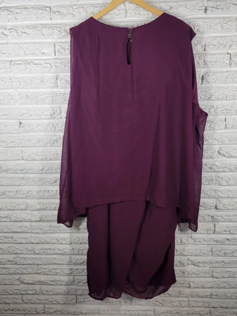 Roamans Plus 42W Pantsuit 3-Pc Purple Paisley Party Formal Travel Set SWE128E
